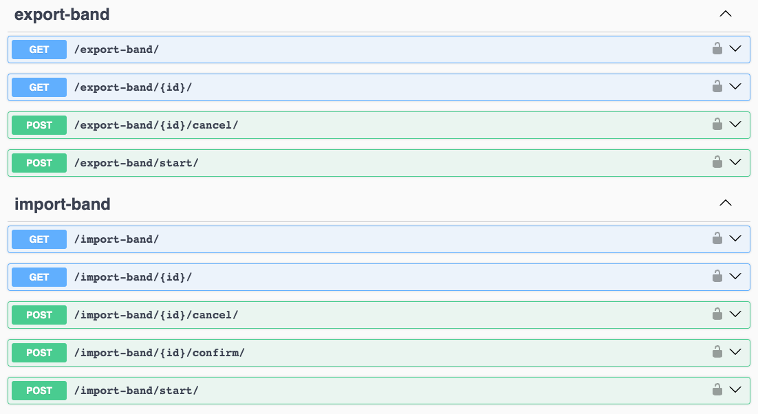 A screenshot of autogenerated OpenAPI specification