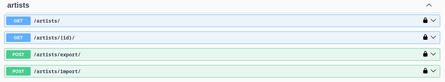 A screenshot of the generated OpenAPI specification